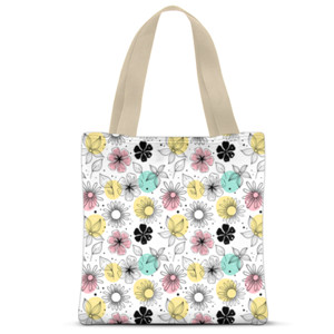 Tas Tote Fullprint Floral