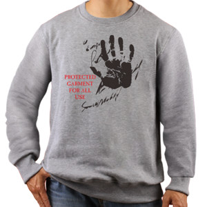 Jaket Sweater Hand Printed