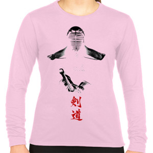 Kaos Kendo Negative Silhouette 2 