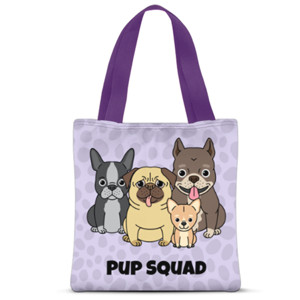 Tas Tote Fullprint Full-print Tote Bag - Pup Squad