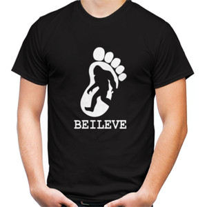 Kaos Bigfoot Sasquatch Yeti BELIEVE