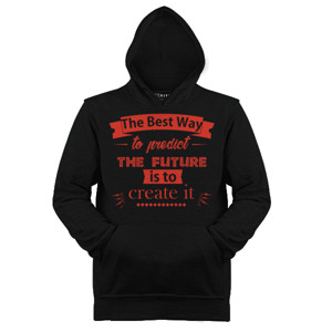 Jaket Hoodie Motivasi Q008 - The Best Way Is To Create It
