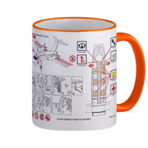 Mug safety card mug