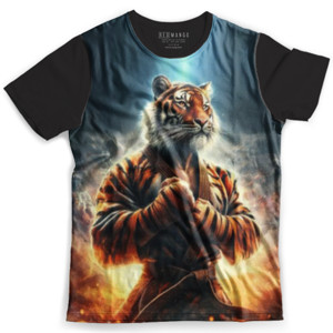 Kaos Fullprint Tiger Warrior Spirit