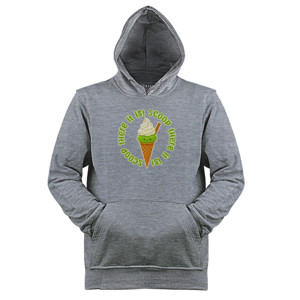 Jaket Hoodie Ice Cream Matcha Vanilla