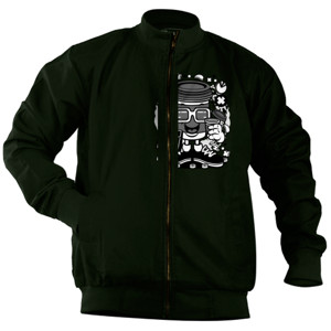 Jaket Bomber Kaos Kopi Bisnis