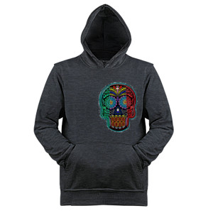 Jaket Hoodie colourfull skull