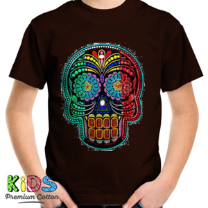 Kaos colourfull skull