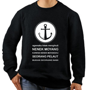 Jaket Sweater NENEK MOYANG DAN AGAMA