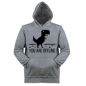 Jaket Hoodie You Are Offline