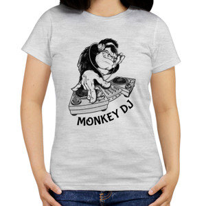 Kaos T SHIRT KAOS DESAIN CUSTOM MONKEY DJ KEREN MURAH