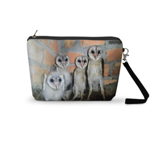 Pouch Trapesium Baby Owls