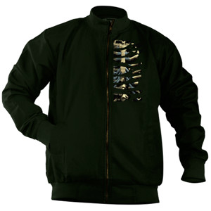 Jaket Bomber Tulang realistis