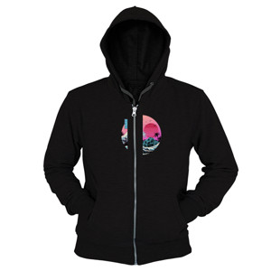 Hoodie Zipper Jepang Wave