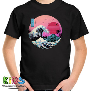 Kaos Jepang Wave
