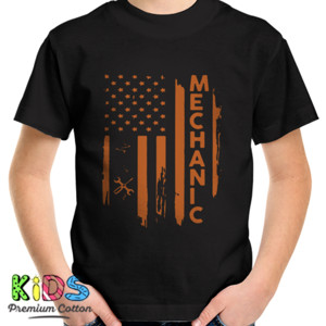 Kaos Mechanic American Flag 