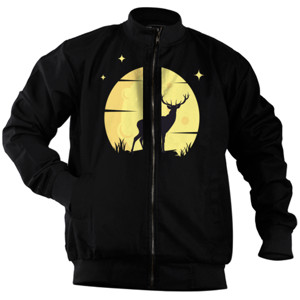 Jaket Bomber Deer Moon
