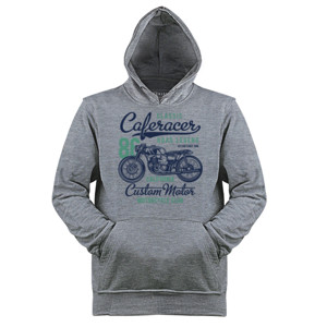 Jaket Hoodie Kafe racer