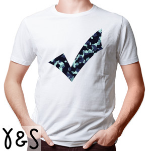 Kaos Kaos Abstract Camo Army Blue Checklist