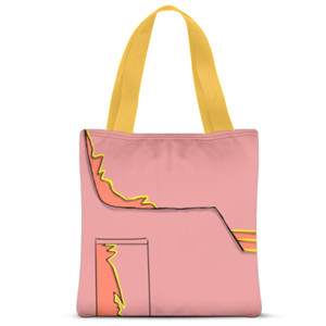 Tas Tote Fullprint Minimalis idea