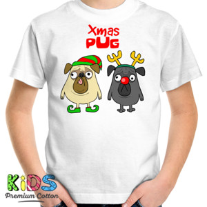 Kaos xmas pug