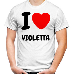 Kaos Love Violetta Logo