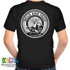 Kaos WILD AND FREE BLACK PUMA