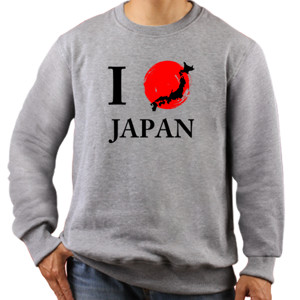 Jaket Sweater I love Japan
