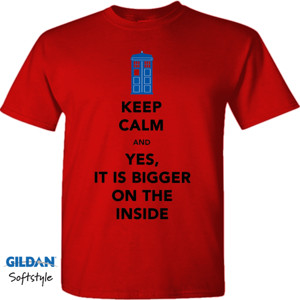 Kaos Keep Calm Bigger On The Inside Doctor Who