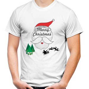 Kaos Merry Christmas Santa Claus