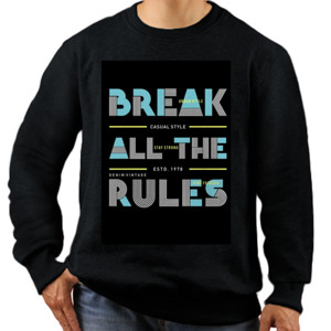 Jaket Sweater Break All The Rules