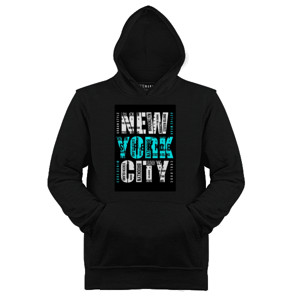 Jaket Hoodie New York City Blue