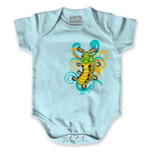 Baby Jumper Ulat Bulu Ornamen Dayak