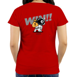 Kaos 8ball Astronot Win Back | billiArt | Shirt
