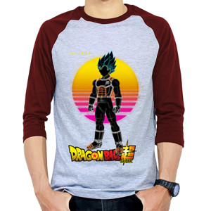 Kaos Raglan Vegeta SSblue