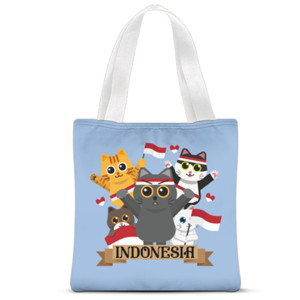 Tas Tote Fullprint Kitty Indonesia