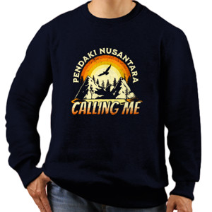 Jaket Sweater Pendaki Nusantara Calling me
