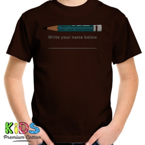 Kaos tshirt tulis namamu di bawah ini