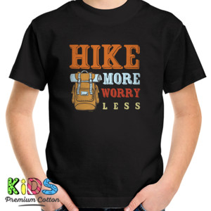 Kaos Hike More Worry Less kaos hobi adventure hiking