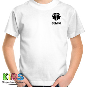 Kaos Zodiak Gemini Logo - Black Exclusive