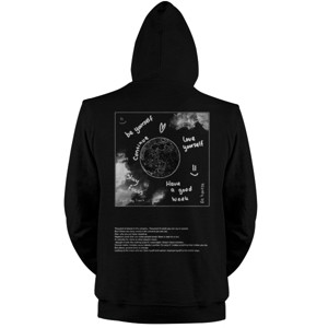 Jaket Hoodie Moon Quotes #1