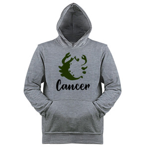 Jaket Hoodie Kaos pria zodiak cancer