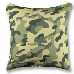 Bantal Green Army Camouflage Loreng