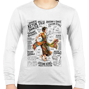 Kaos Kaos Ketuk Tilu Javanese Dancer Premium