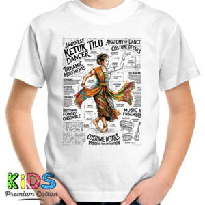 Kaos Kaos Ketuk Tilu Javanese Dancer Premium