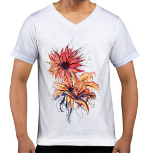 Kaos  Shape of Flower