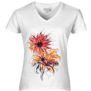 Kaos Shape of Flower