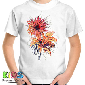 Kaos Shape of Flower