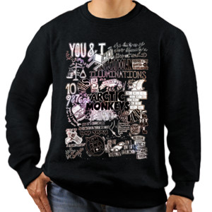 Jaket Sweater Kaos artic monkey illustrationart