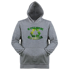 Jaket Hoodie Go Green